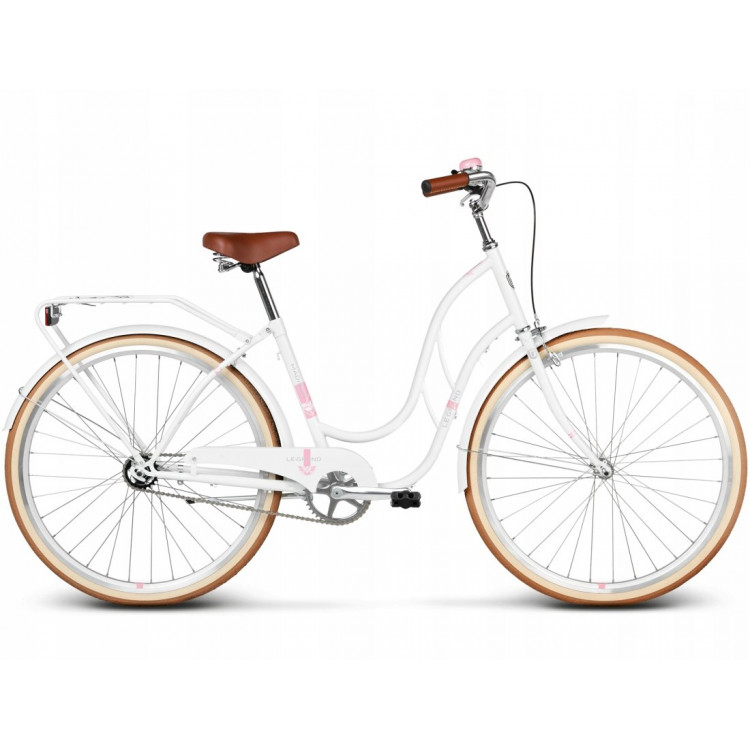 Mestský bicykel 28" Kross Le Grand Madison 2 bielo-ružový 18"